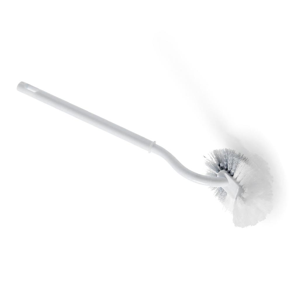 S Shaped Toilet Scrub Brush Dead Corner Cleaning Dense Brush Hair Toilet Scrub Brush for Bathroom
