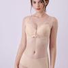 Plus Size Seamless Lace Push-Up Bra with Front Closure and Beautiful Back Design