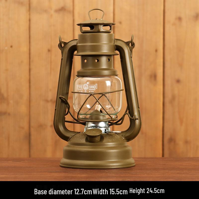 Retro Nostalgic Multi-Color Kerosene Horse Lamp - Portable Outdoor Camping & Decorative Lamp