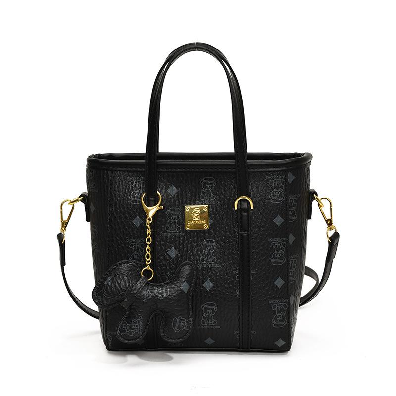 

Классическая новая модная женская сумка-тоут в виде овощной корзины, универсальная портативная наплечная сумка для покупок чёрный