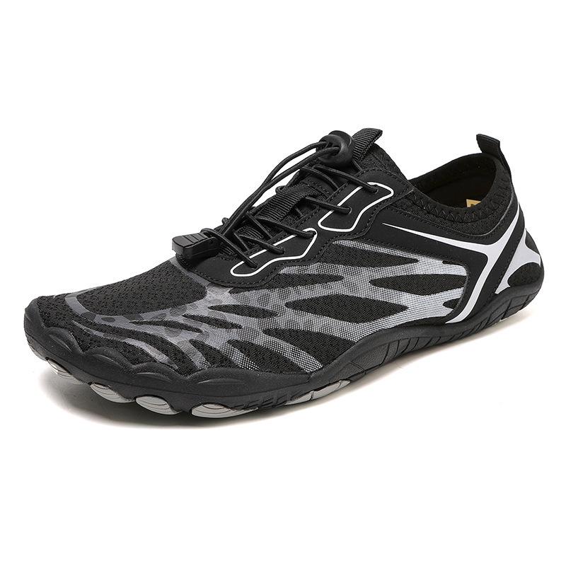 Unisex Non-Slip Lightweight Climbing and Hiking Shoes for Outdoors and Indoor Fitness 36 чёрный/белый