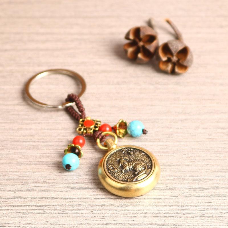 Horse Pendants Chinese Zodiac Keychain Vehicle Pendants 2026  Year Souvenir