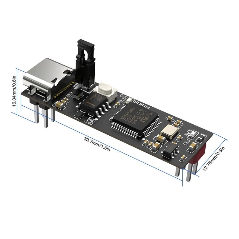 U2C-Modul V1.0 – übernimmt die 32-Bit-ARM-Cortex-M0+-Serie STM32G0B1CBT6 Hauptsteuerung für BIGTREETECH-Pi V1.2, unterstützt CAN-Bus