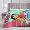 Heidi, Mädchen der Berge Decke Warmes bedrucktes Plüsch-Kuscheldecke für Wohnzimmer Picknick Flanell Bettüberwurf Bettbezug