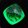 Natural Green Emerald Loose Gemstone 8.16 ct Top Rich Square Cushion for Jewelry Making and Crafts