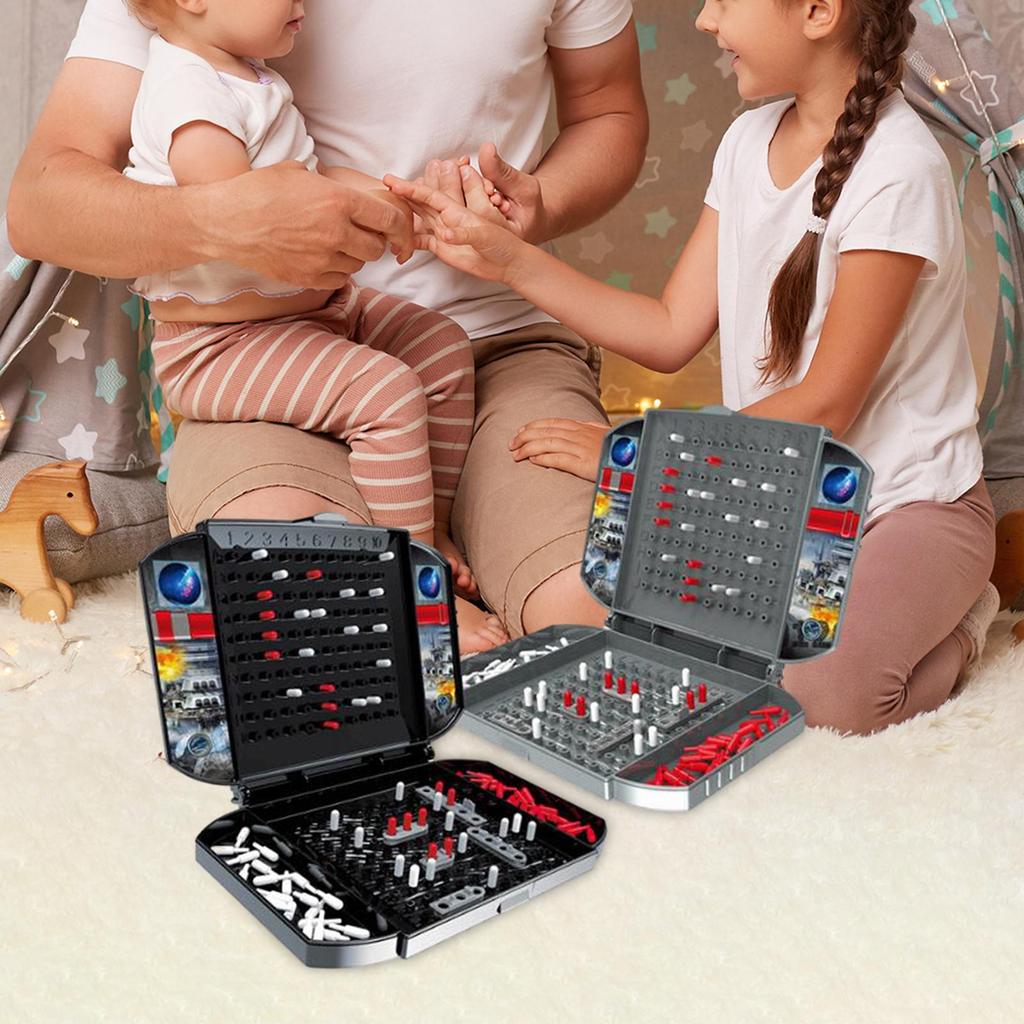 Sea Battle Game Strategy Board, Ship Battling Game,Educational Toy Holiday Gifts Brain