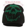 Halloween Fashion Acrylic Knitted Skull Cap With Skull Stretchy Fit For Street Trend Anime Enthusiasts