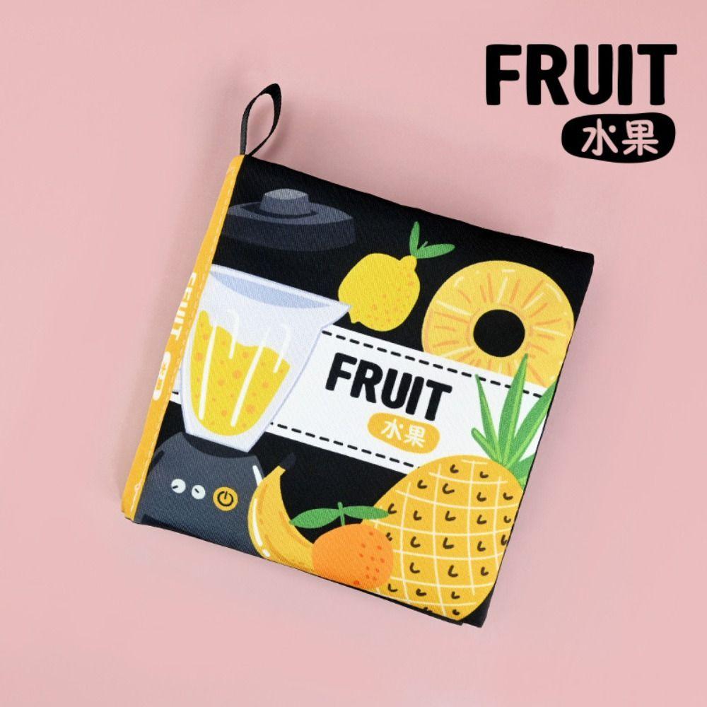 Not Be Torn Baby Cloth Book Interactive Soft Infant Book Toddler Toy Baby Words Book Parent-child