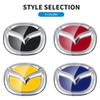 104mm 140mm Capô Dianteiro do Carro Porta-malas Traseiro Emblema de Para-choque Traseiro Insígnia Logotipo Adesivo Acessórios de Exterior Automotivo para Mazda 3 5 6 7 8