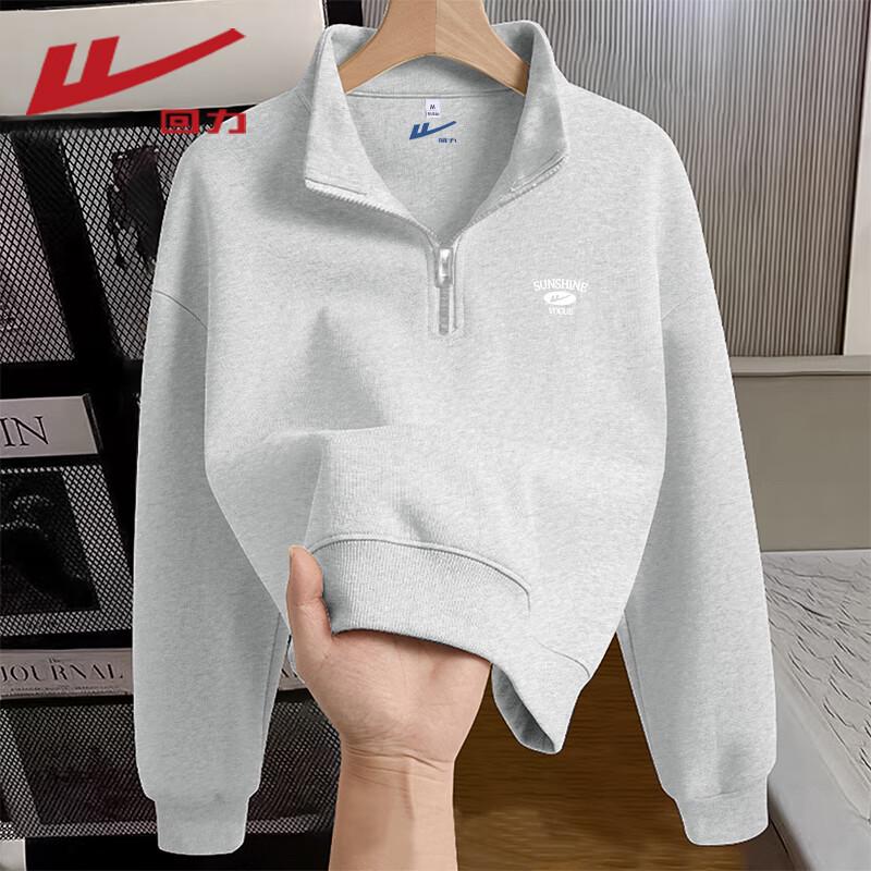 

Warrior Women s Half-Zip Collar Sweatshirt L