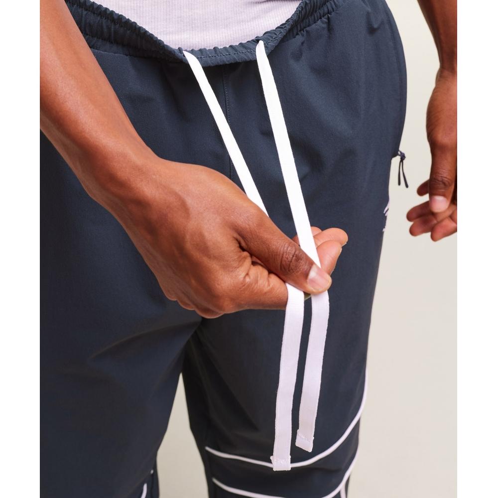 Gymshark Retro Crinkle Track Pants Heavy Blue A1c8v Uctn