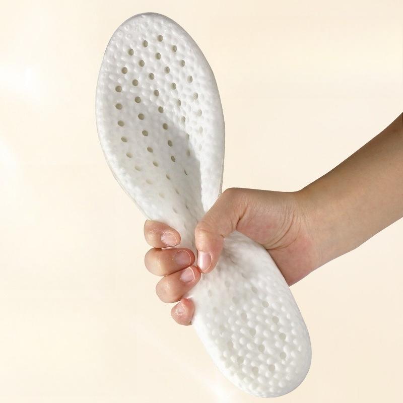 3pair Fleece Thickened Warm Sports Insole Antibacterial Deodorant Comfortable Breathable Sweat Absorption Shoe Pad Walking Pad