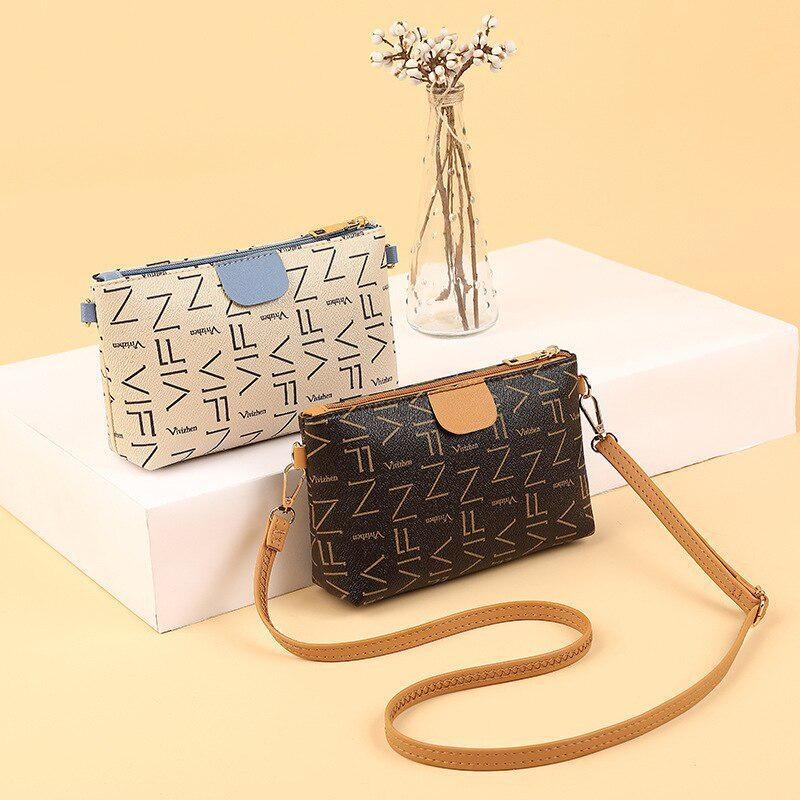 Summer New Style Bag Lady Chain Shoulder Messenger Bag Small Square Bag Printing Western Style Versatile Shoulder Bag for Women