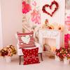Valentine's Day Couple Love Sofa Pillow Cover Home Decoration Pillow Cover Linen Printed Cushion Cover
