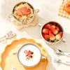 500ml Double-Layer Rice Bowl Cartoon Anti-scalding 304 Stainless Steel Soup Bowl For Kid Double Handle Food Container
