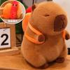 Capybara Plush Backpack Kawaii Fashion Plushie Doll Fur Bag Children's Bag Shoulder Bag Mini Knapsack Bags Gifts For Girlfriend