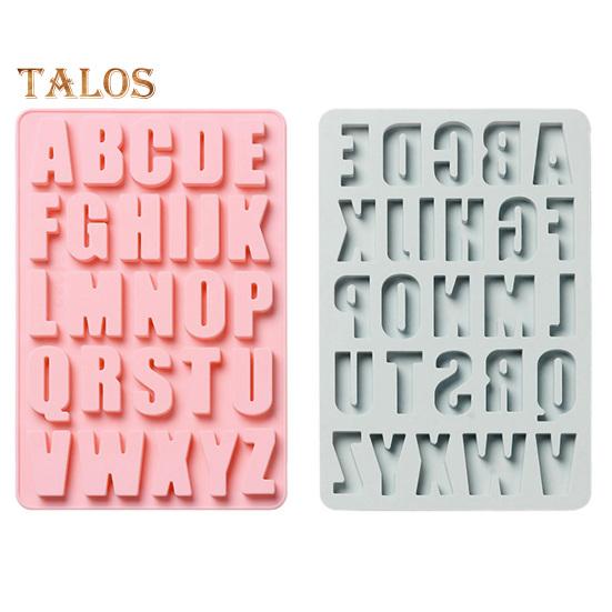 26písmenová nepřilnavá silikonová forma na čokoládové dorty DIY Nástroj na pečení dortových forem odolných vysokým teplotám