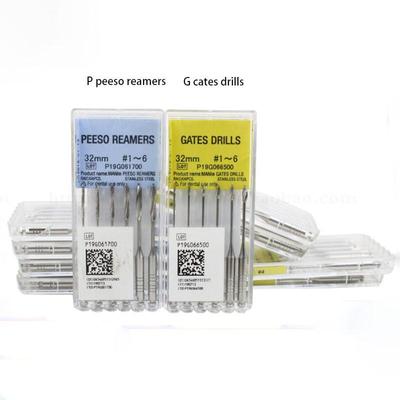Dental Root Files Gates Drills Rotary Endodontic Drills Stainless Steel Drills