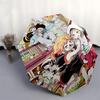 1pc Outdoor Umbrella with Haikyuu! Characters - Automatic Opening/Closing, Portable 3-Fold Design, 8-Rib Iron Frame - Perfect Gift for Fans, Trav