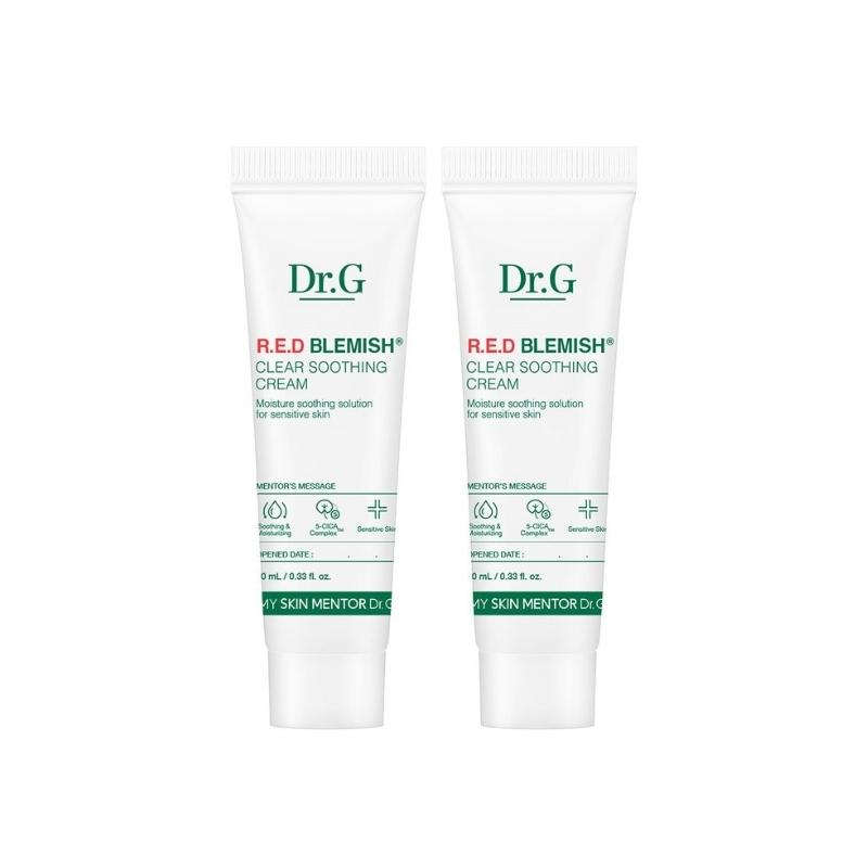 Dr.G Red Blemish Clear Soothing Cream 120ml (50ml X 2ea + 10ml X 2ea)