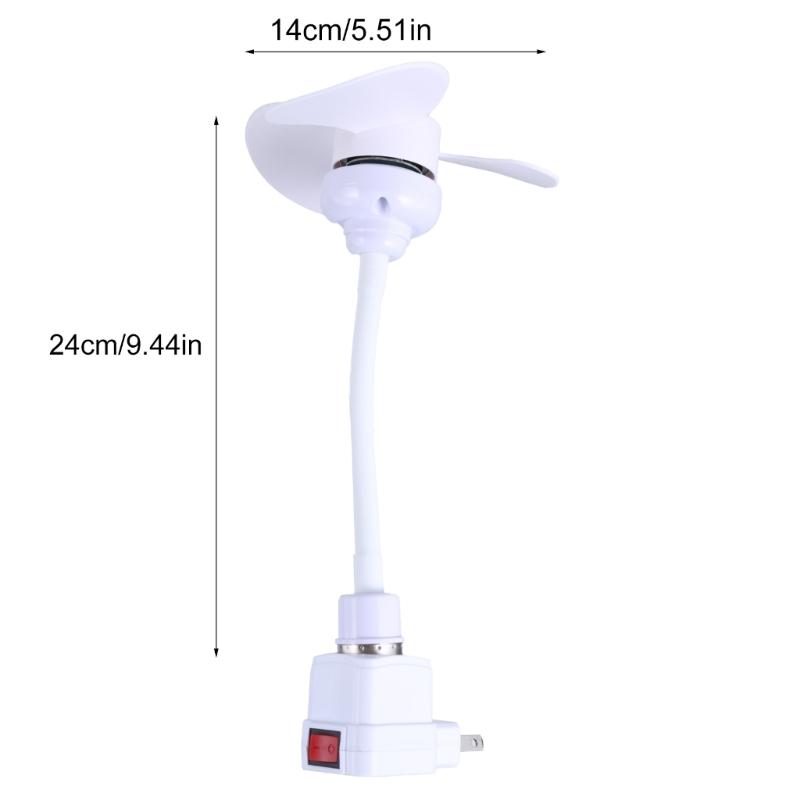 10W Ceiling Fans Strong Wind Quiet E27 Socket with Switches Ceiling Fans Flexible Tube Fan for Room Offices
