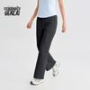 BENLAI Women's Elastic Waist Slim Fit Flared Casual Pants