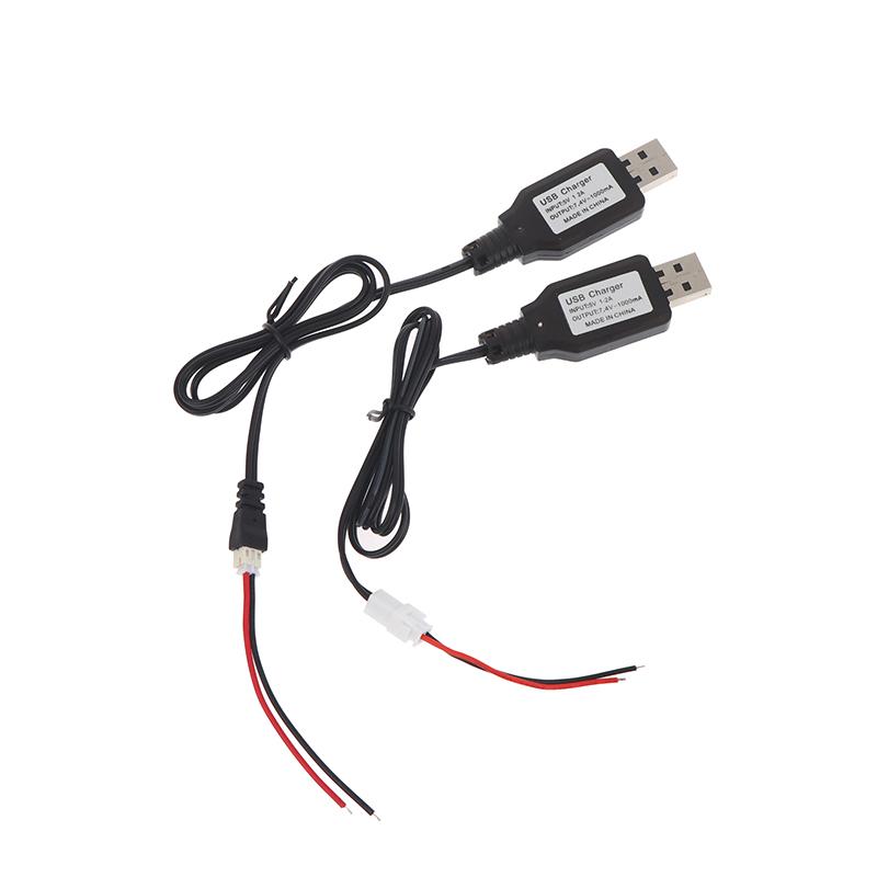 7.4V (3.7V X2) Usb Charger Cable Sm-4P Li-Ion Battery Electric Forward/Reverse Rc Toys Car Boat Usb Charger