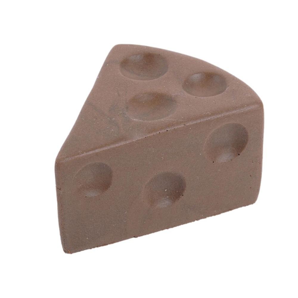 Triangle Cheese Squeezed Cube Super Soft Slow Rebound Fidget Toy Cheese Pinch for Kids Adults кофейный