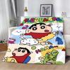 Crayon-ShinS chanS Printed Blanket Picnic Blankets Warm Blanket Soft and Comfortable Blanket Home Travel Birthday Gift