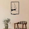 Modern Metal Wall Art Female Line Drawing Home Decor Abstract Contemporary