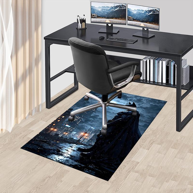 1pc Batman, Gotham Carpet, for Home & Office Decor, Desk Chair Carpet, Festive Gift,Conference Room CarpetL1293