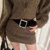 Width Wide Belt Square Buckle Trouser Decoration Fashion Pu Waistbands  Dress Decoration