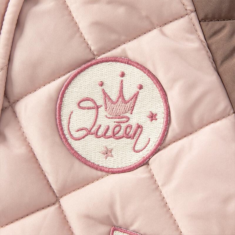 David & Bella Girls' Winter Baseball Cotton Jacket