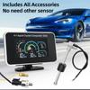 4 IN 1 HD Gauge Digital Universal Gasoline Meter for Car Fuel Gauge Water Temperature Gauge Oil Pressure Gauge Voltmeter 12V