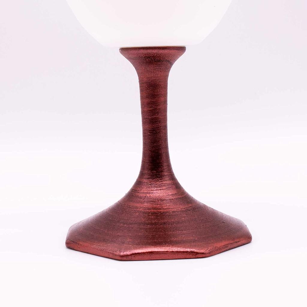 Toyo Ceramics Arita Ware Wine Glass, 270ml, Pearl Shell, Galaxy Red, Gift Box, Made In Japan, 581859