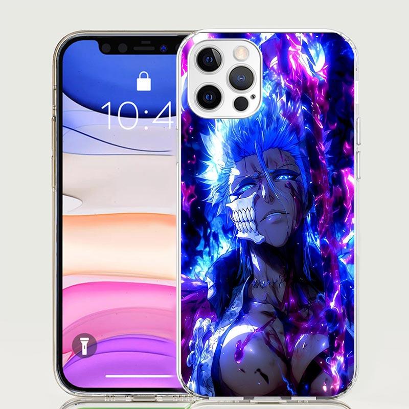 Grimmjow 6 Bleach Phone Case For iPhone 17 Air 16 15 Plus 11 14 Pro Max 13 Mini 12 7 8 + SE Pattern Art Customized Cover 17 Air