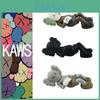 Sezamová ulice Kaws Cos Nosící panenka, Anime Trendy Figurka Velkoobchod 17cm, Materiál Pvc, Šedá