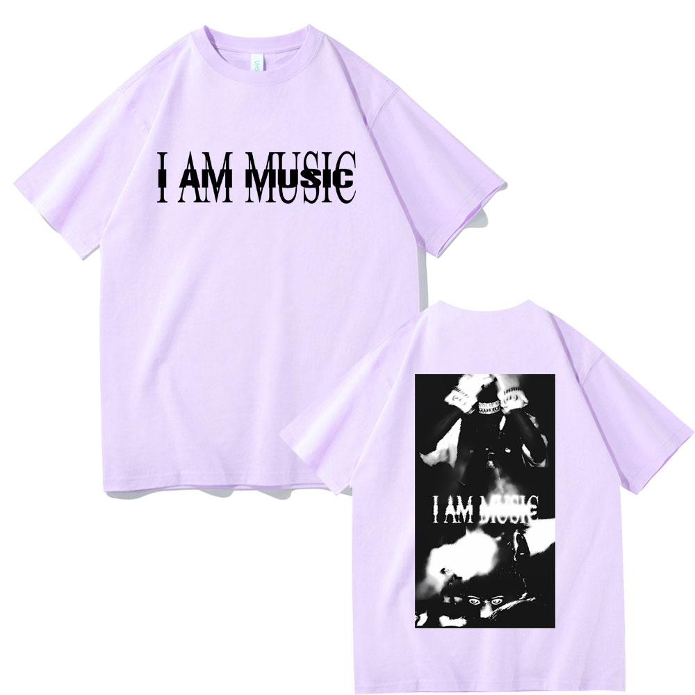 Rapper Playboi Carti Soy Música Nuevo Álbum Camiseta con Estampado a Doble Cara para Hombre Merch Opium Camiseta Unisex para Mujer Hip Hop Camisetas Vintage