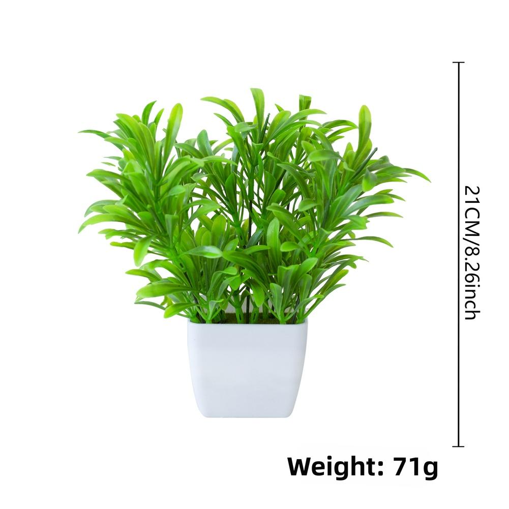 4pcs Artificial Potted Plants Small Faux Greenery for Living Room Bedroom Office Desk and Shelf Set with Natural Looking Leaves