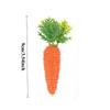 4Pcs Easter Festival Carnival Miniature Artificial Carrot Decorative Ornament European and American Home Easter Tray Decorative