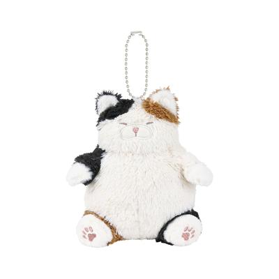 Mascota Cadena Gato Calicó Sanma Livheart, Positividad, (Longitud total aproximada. 14.5cm), Esponjoso, del tamaño de la palma de la mano, 37724-11