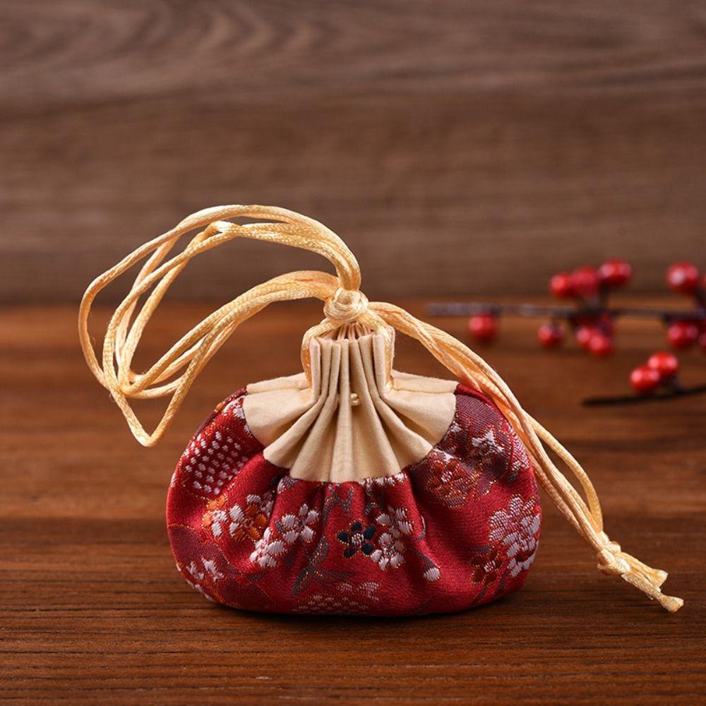 

Китайский стиль Праздник драконьих лодок Саше вышивка маленький пустой мешочек детский/взрослый красный