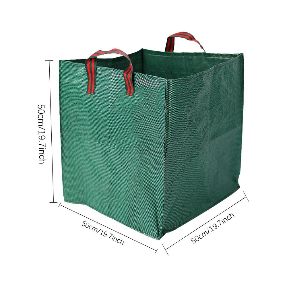 

Leaf Bags Reusable 125/270L Lawn Bags Garden Clippings Bags Yard Trash Bags Harvest Straw Bags Leaf Collector Lawn Bags