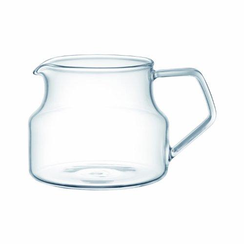 KINTO CAST One-Touch Teapot 450ml Heat-Resistant Glass Teapot Microwave and Dishwasher Safe 23087