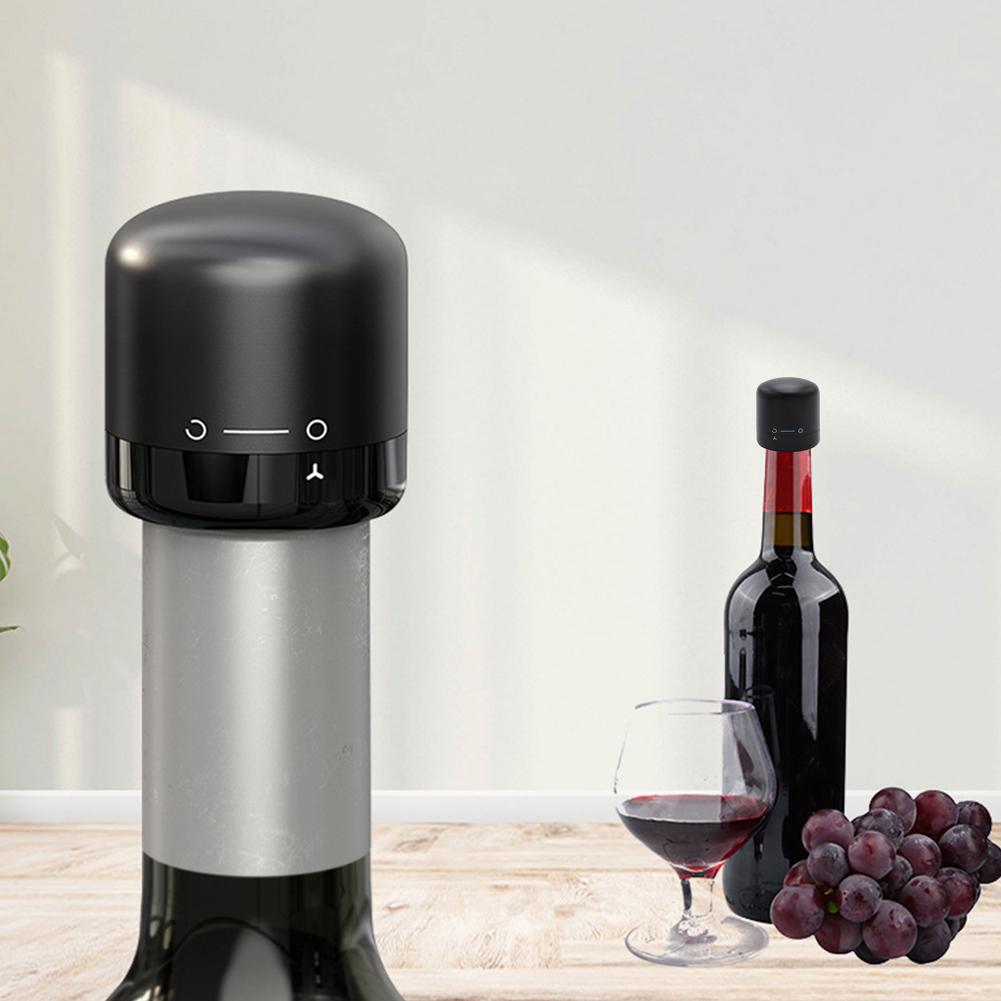 Mini Plug Bottle Cap Sealer with Twist Lock Sealed Bottle Cap Stopper Silicone Leak-Proof for Wine Champagne Retain Freshness
