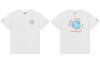 MLB & NY Large Logo Printed Short Sleeve T-shirt Cream 906
