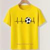 Summer Boys Football Print Children Tshirt Casual Kid Funny Comfortable Colorful Tops Teenager Crew Neck Short Sleeve Tshirts