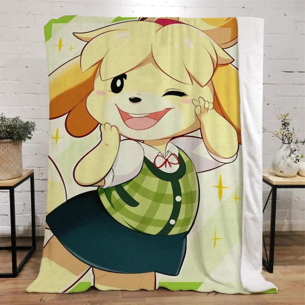 Animal Crossing Decorative Blanket Sofa Winter Custom Blankets Characters Luxury Bedding Home Interior Beach Towel Fluffy Plaid