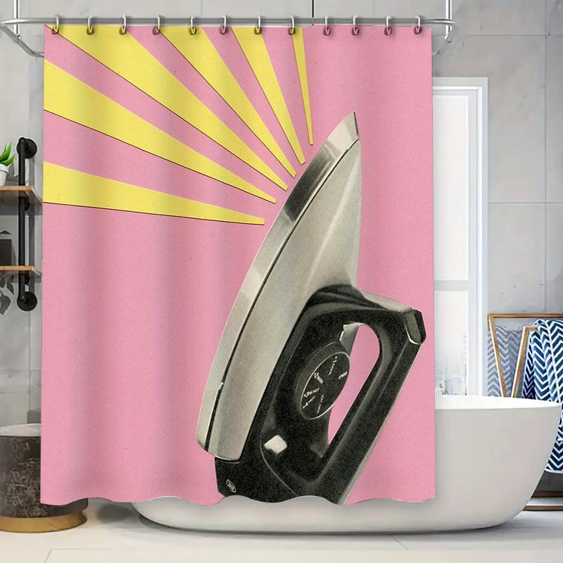 

Vintage Shower Curtain Black Cat Retro Gothic Halloween Decor Bathroom Translucent Window Curtains Artistic Home Decoration W60H190(CM)-1 Pcs