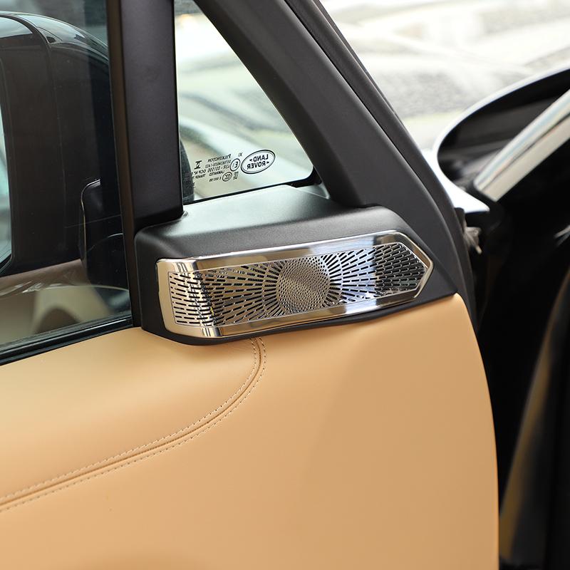 For Land Rover Range Rover Sport  Vogue L460  Stainless Steel Car A-pillar Audio Speaker Tweeters Cover Trim Car Accessories